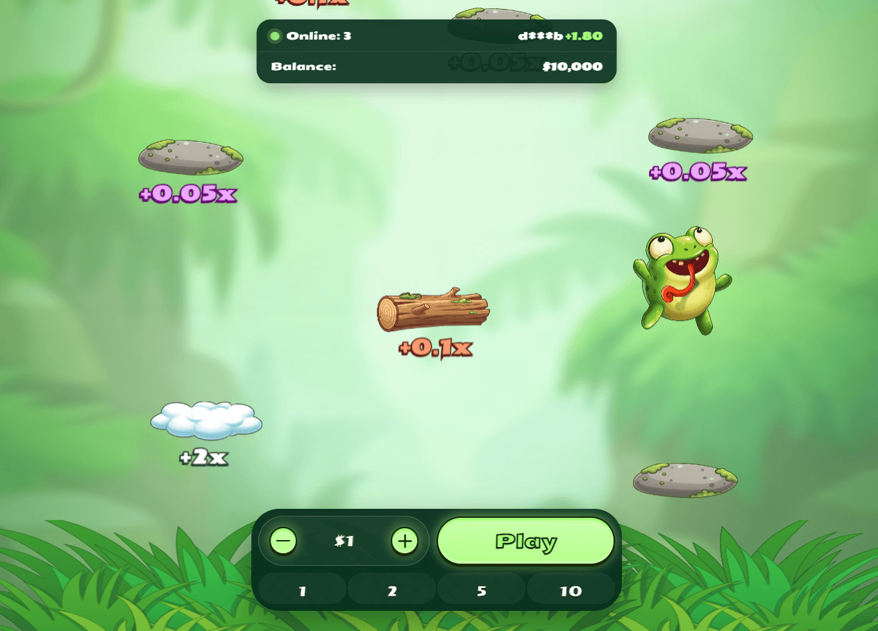 Frogger Jump от Vortex: обзор механики, креативов и брендов для теста ...